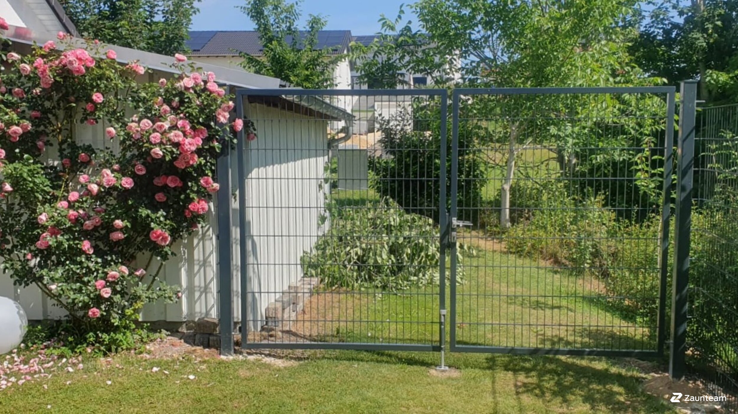 Doppelstabmattenzaun aus dem 2025 in 89168 Niederstotzingen Deutschland von Zaunteam Ulm.