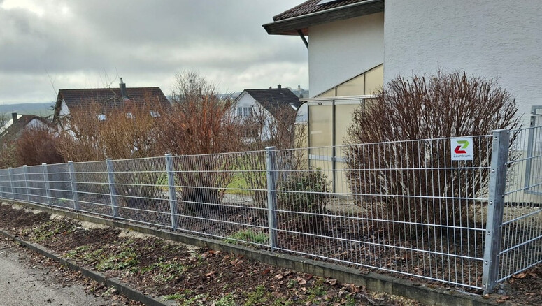 Clôture en panneau double fil de 2025 à 89547 Gerstetten Allemagne de Zaunteam Ulm.