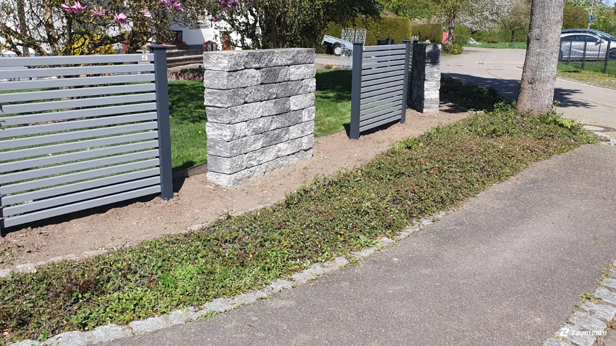 Aluminium Sichtschutz aus dem 2026 in 89428 Syrgenstein Deutschland von Zaunteam Ulm.