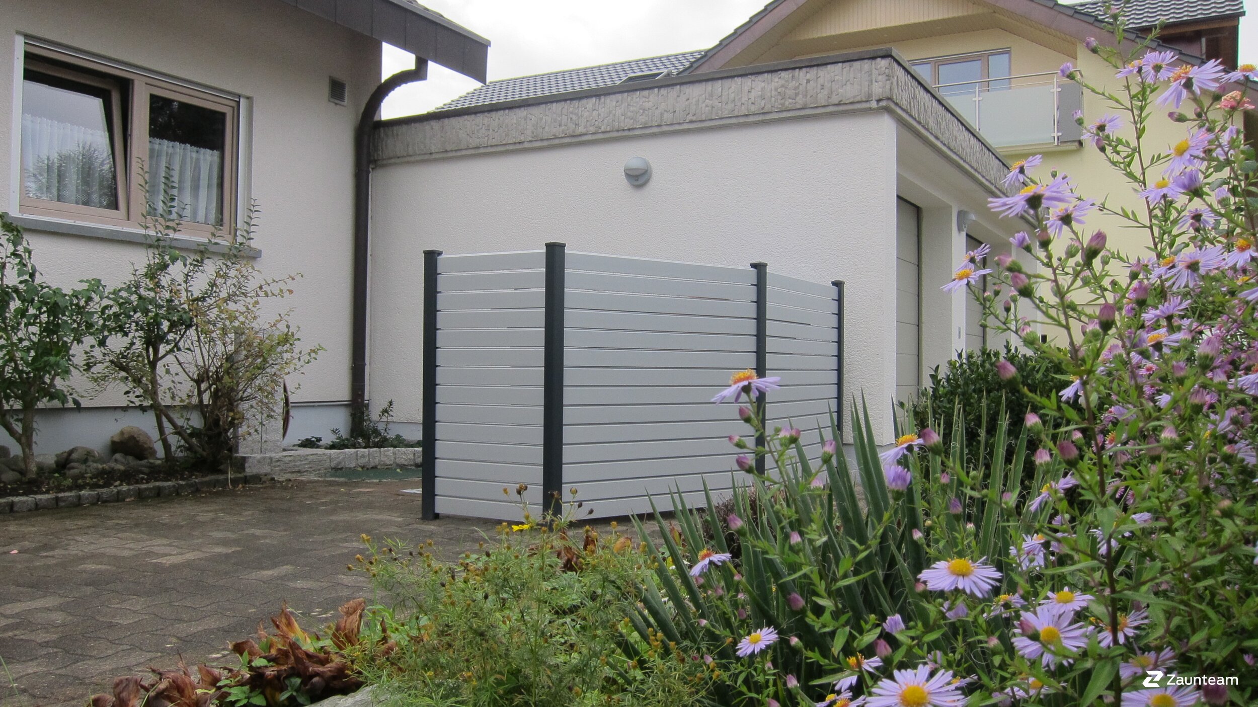 Aluminium Sichtschutz aus dem 2017 in 78239 Rielasingen-Worblingen Deutschland von Zaunteam Konstanz-Hegau.