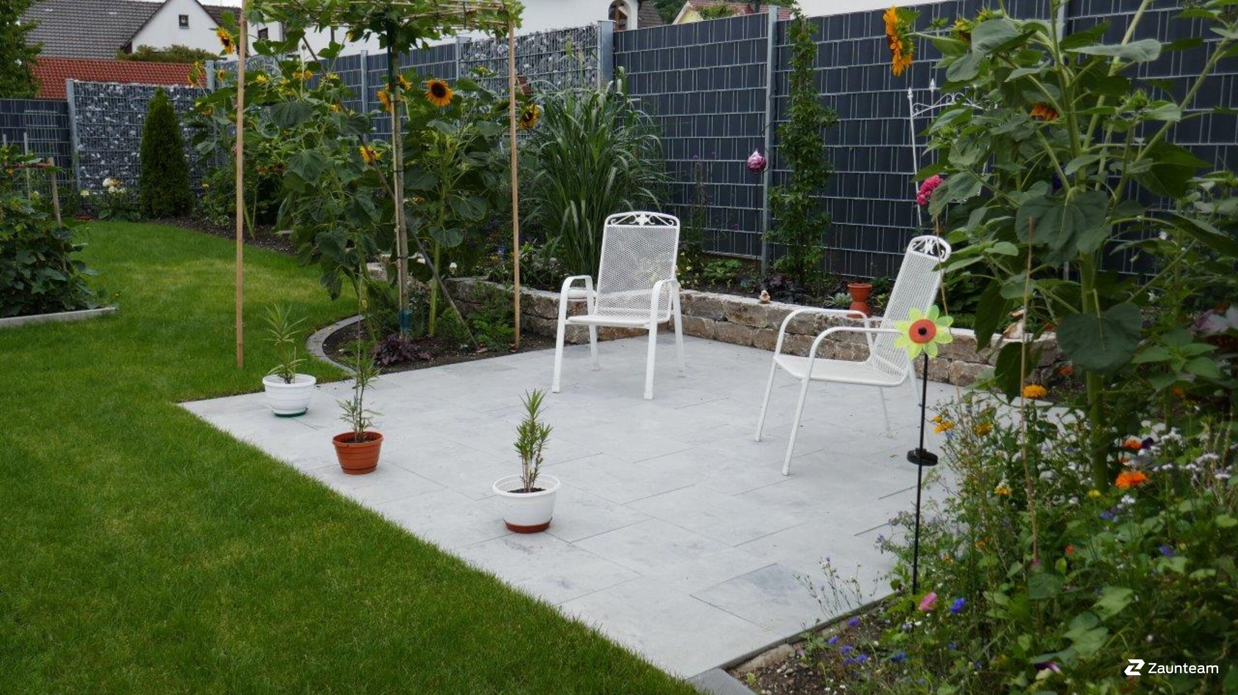 Flecht Sichtschutz aus dem 2016 in 78259 Mühlhausen-Ehingen Deutschland von Zaunteam Konstanz-Hegau.