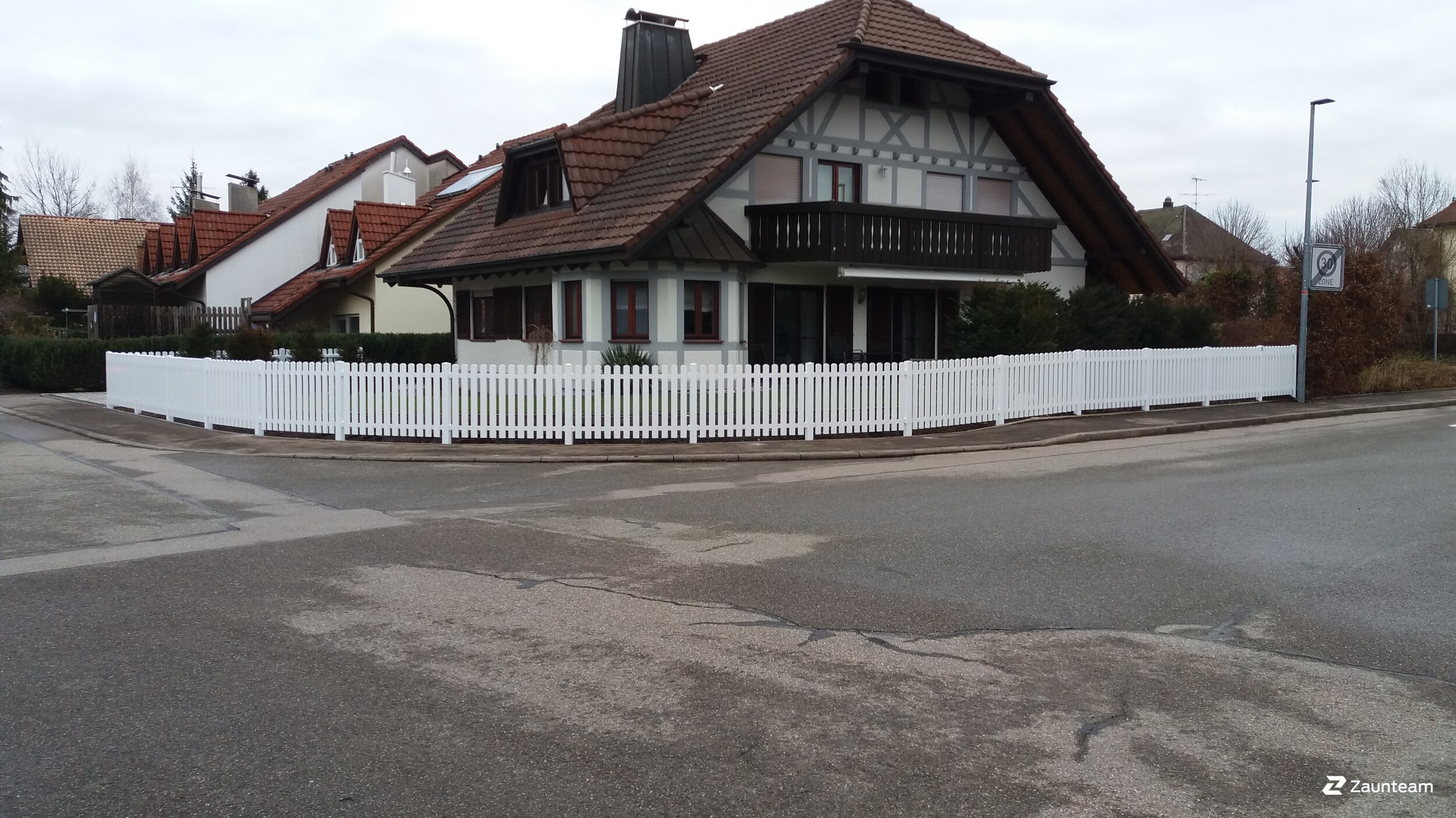 Kunststoff Zaun aus dem 2018 in 78239 Rielasingen-Worblingen Deutschland von Zaunteam Konstanz-Hegau.
