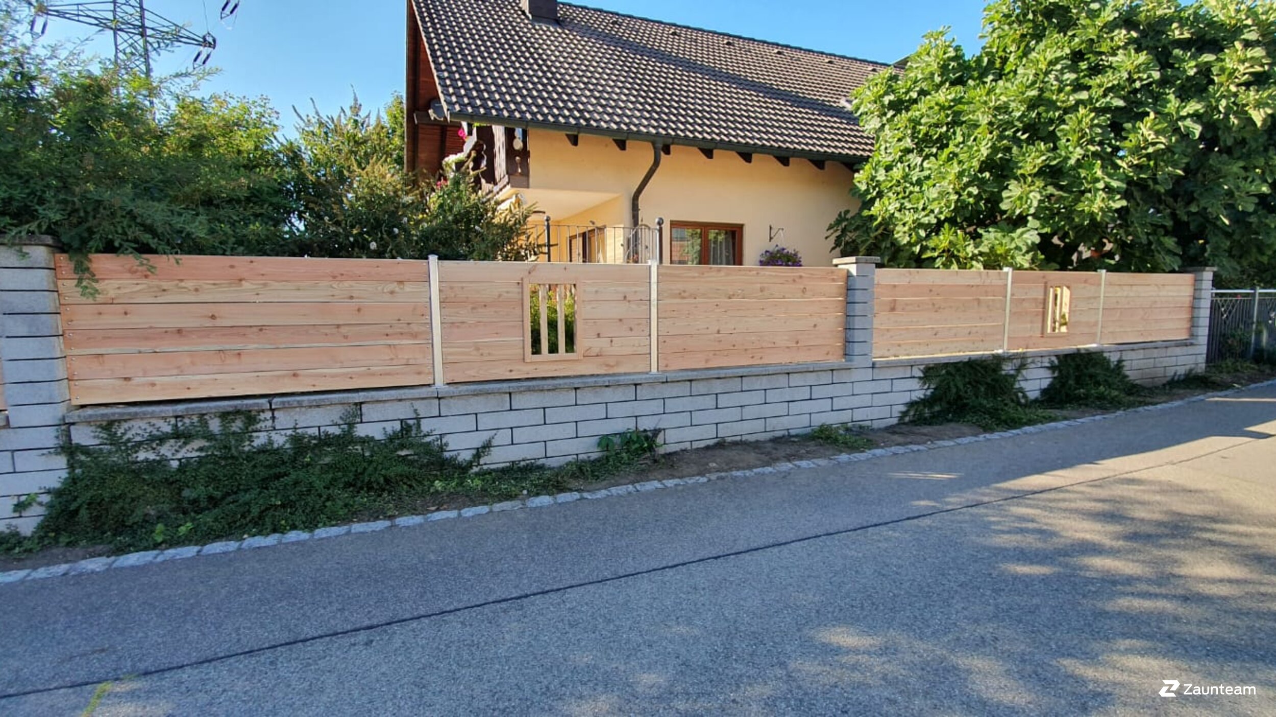 Holz Sichtschutz aus dem 2019 in 79771 Klettgau Deutschland von Zaunteam Granacher.