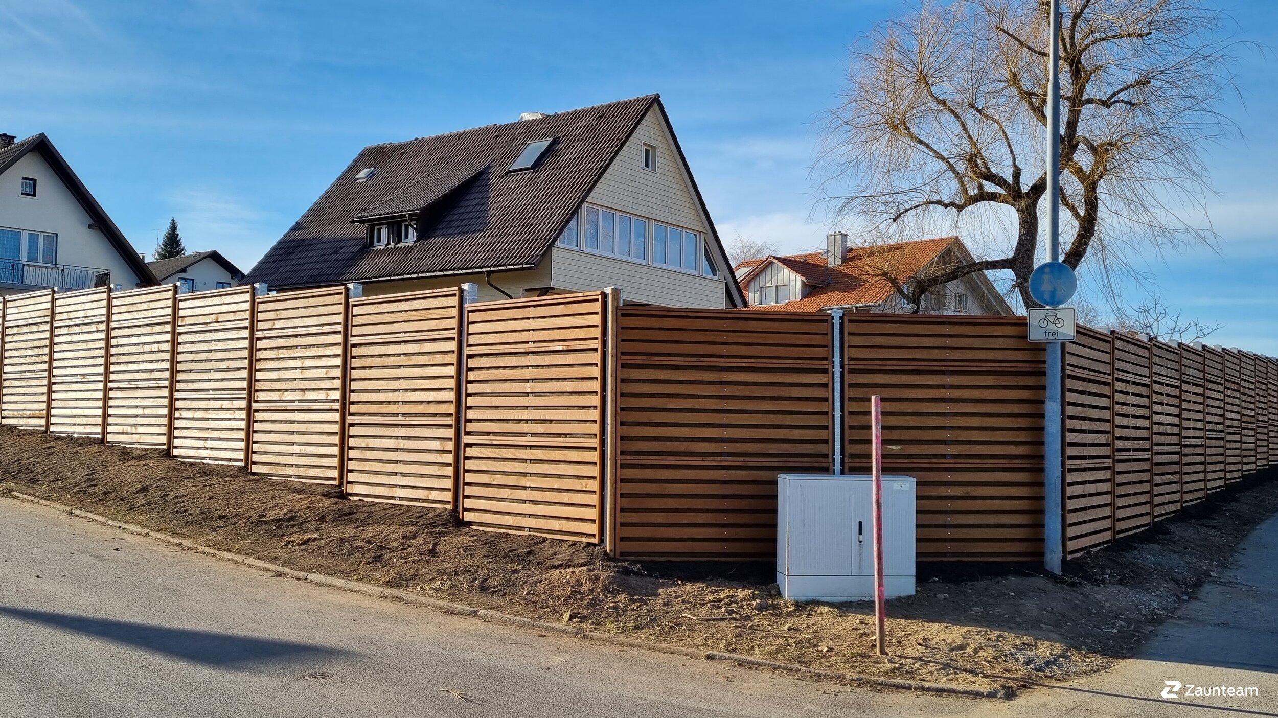 Lärmschutzzaun aus dem 2021 in 79865 Grafenhausen Deutschland von Zaunteam Granacher.