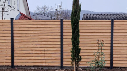 Aluminium Sichtschutz aus dem 2024 in 79771 Klettgau Deutschland von Zaunteam Granacher.