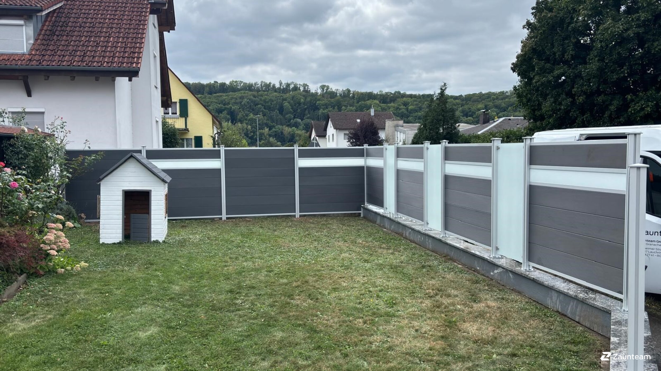 Protection brise-vue en matière plastique de 2024 à 79787 Lauchringen Allemagne de Zaunteam Granacher.