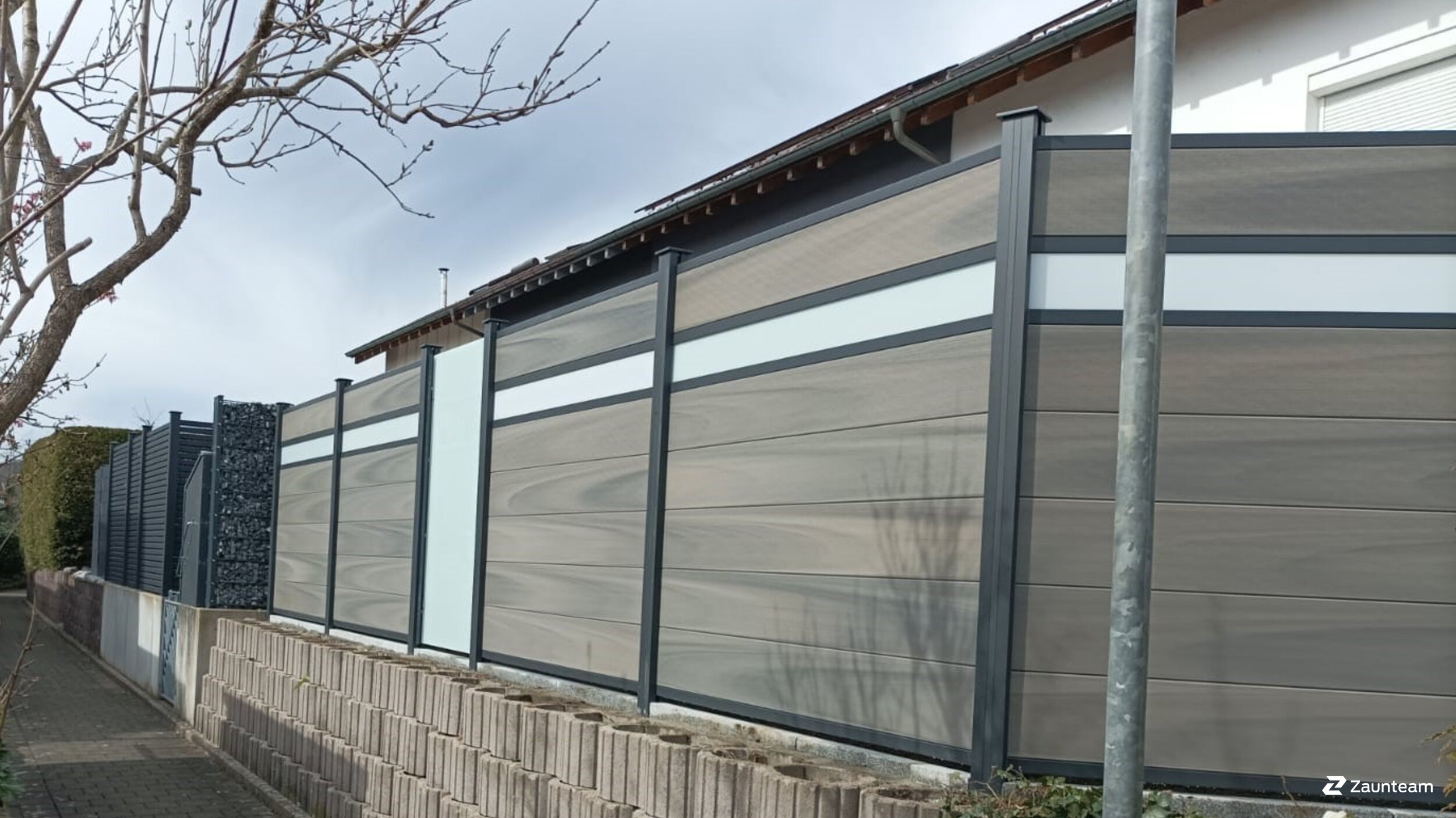 Protection brise-vue en matière plastique de 2022 à 79787 Lauchringen Allemagne de Zaunteam Granacher.