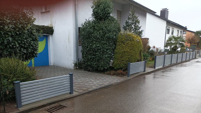 Aluminium Sichtschutz aus dem 2025 in 79730 Murg Deutschland von Zaunteam Granacher.
