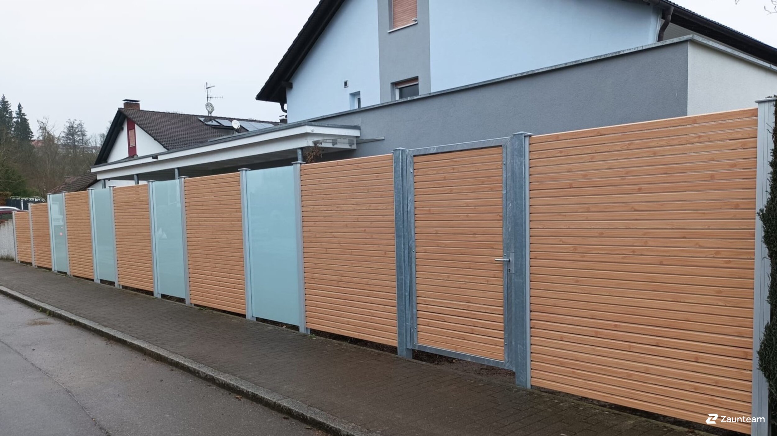 Protection brise-vue en aluminium de 2025 à 79730 Murg Allemagne de Zaunteam Granacher.