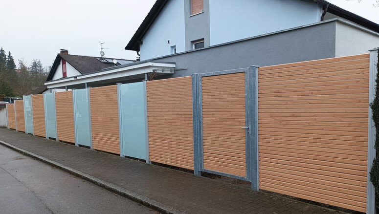 Aluminium Sichtschutz aus dem 2025 in 79730 Murg Deutschland von Zaunteam Granacher.