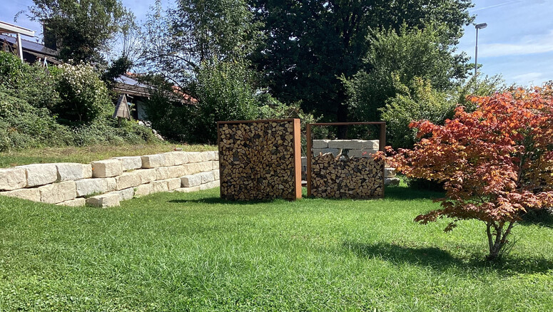 Gabionen Steinkörbe aus dem 2025 in 79798 Jestetten Deutschland von Zaunteam Granacher.