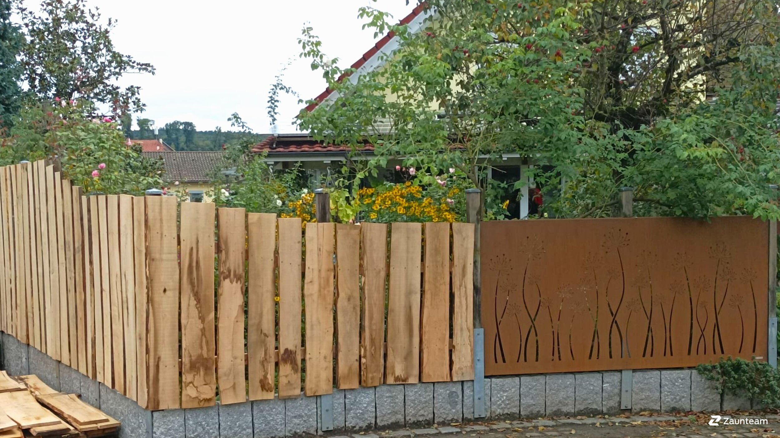 Holz Sichtschutz aus dem 2025 in 79798 Jestetten Deutschland von Zaunteam Granacher.