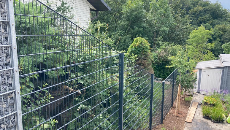 Doppelstabmattenzaun aus dem 2021 in 79541 Lörrach Deutschland von Zaunteam Granacher.
