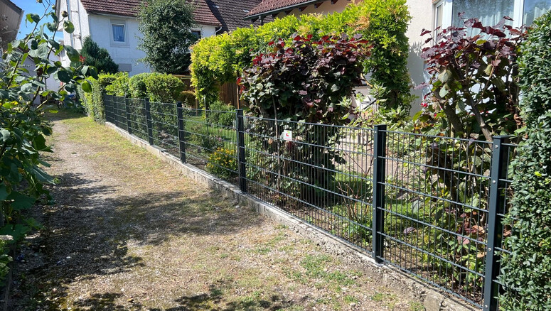 Doppelstabmattenzaun aus dem 2025 in 79771 Klettgau Deutschland von Zaunteam Granacher.