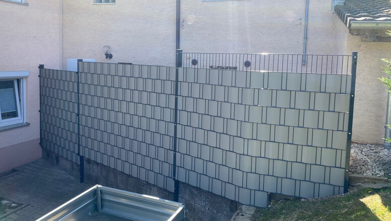 Flecht Sichtschutz aus dem 2026 in 79798 Jestetten Deutschland von Zaunteam Granacher.