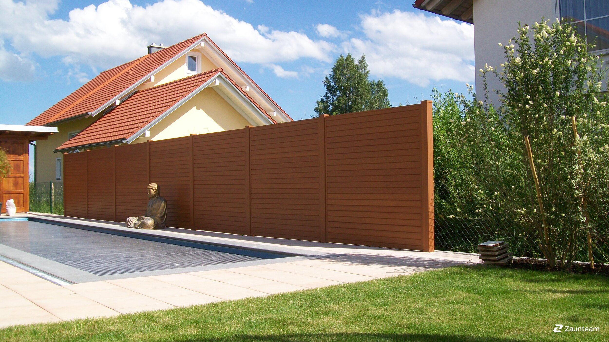 Aluminium Sichtschutz aus dem 2018 in 86934 Reichling Deutschland von Zaunteam Ammersee.