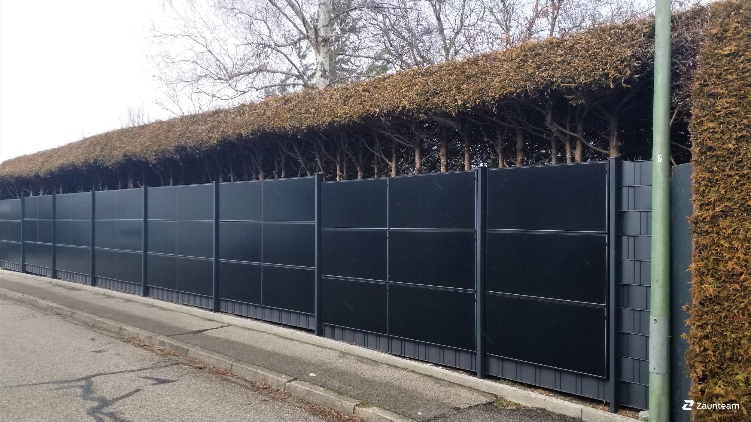 Solarzaun aus dem 2021 in 86932 Pürgen Deutschland von Zaunteam Ammersee.