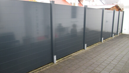 Aluminium Sichtschutz aus dem 2023 in 86836 Graben Deutschland von Zaunteam Ammersee.