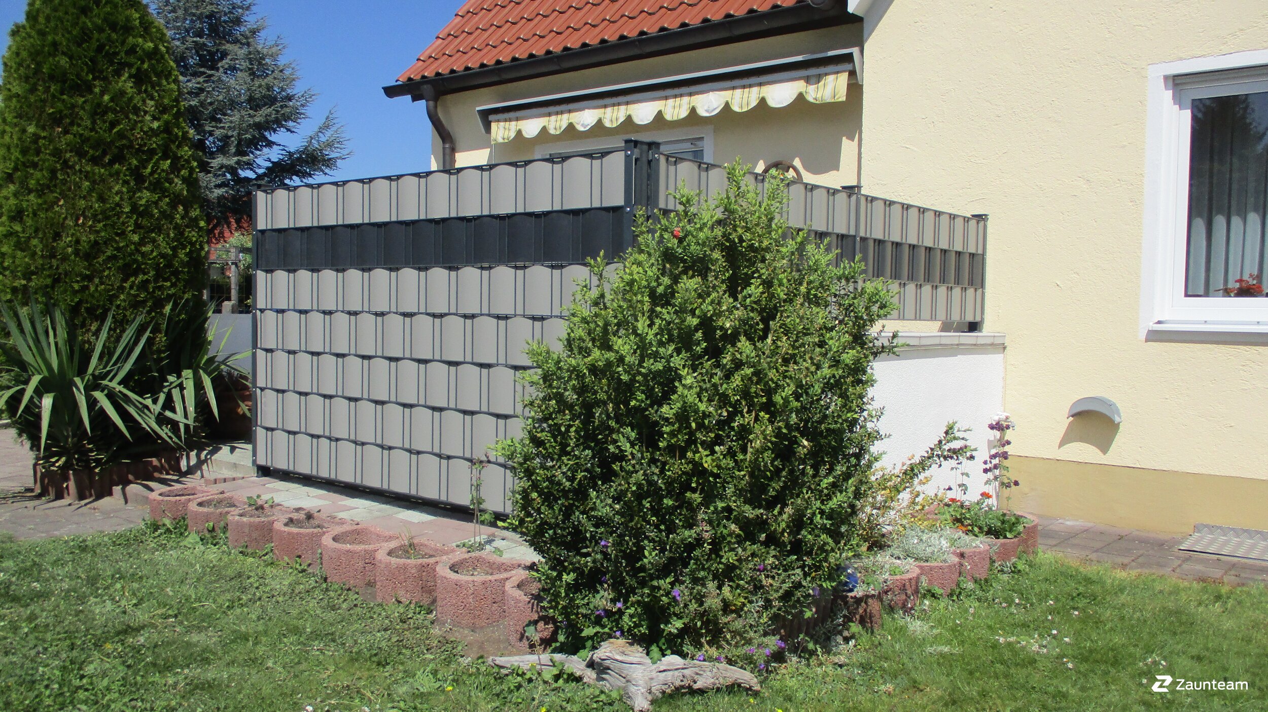 Protection brise-vue en tressage de 2023 à 86899 Landsberg am Lech Allemagne de Zaunteam Ammersee.