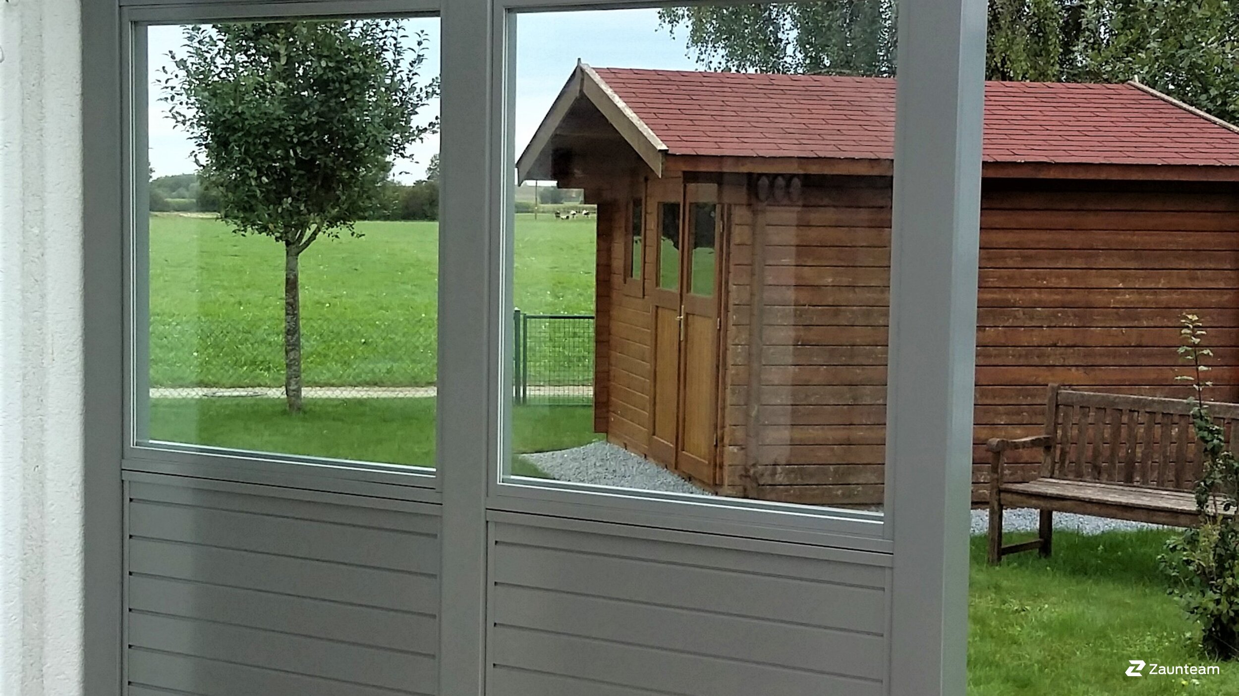 Protection brise-vue en aluminium de 2023 à 86948 Pflugdorf Allemagne de Zaunteam Ammersee.