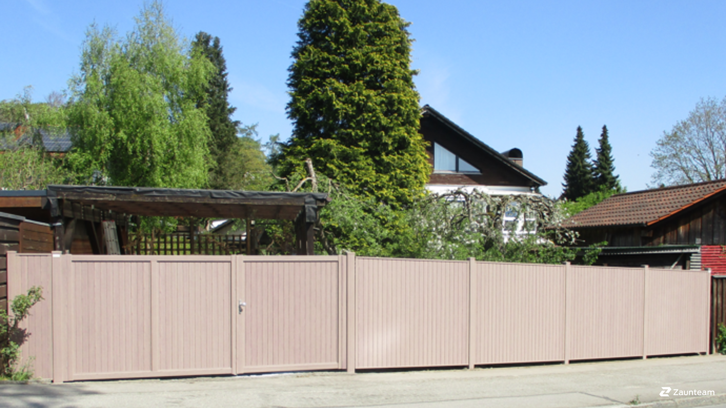 Aluminium Sichtschutz aus dem 2025 in 82284 Grafrath Deutschland von Zaunteam Ammersee.