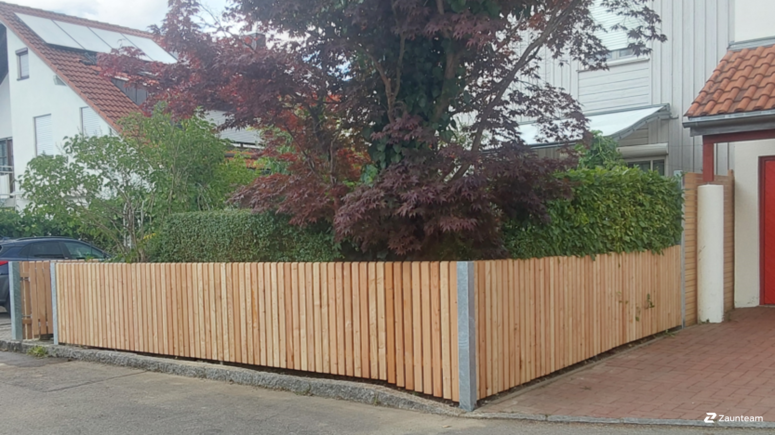 Lärchenzaun aus dem 2025 in 86899 Landsberg Deutschland von Zaunteam Ammersee.