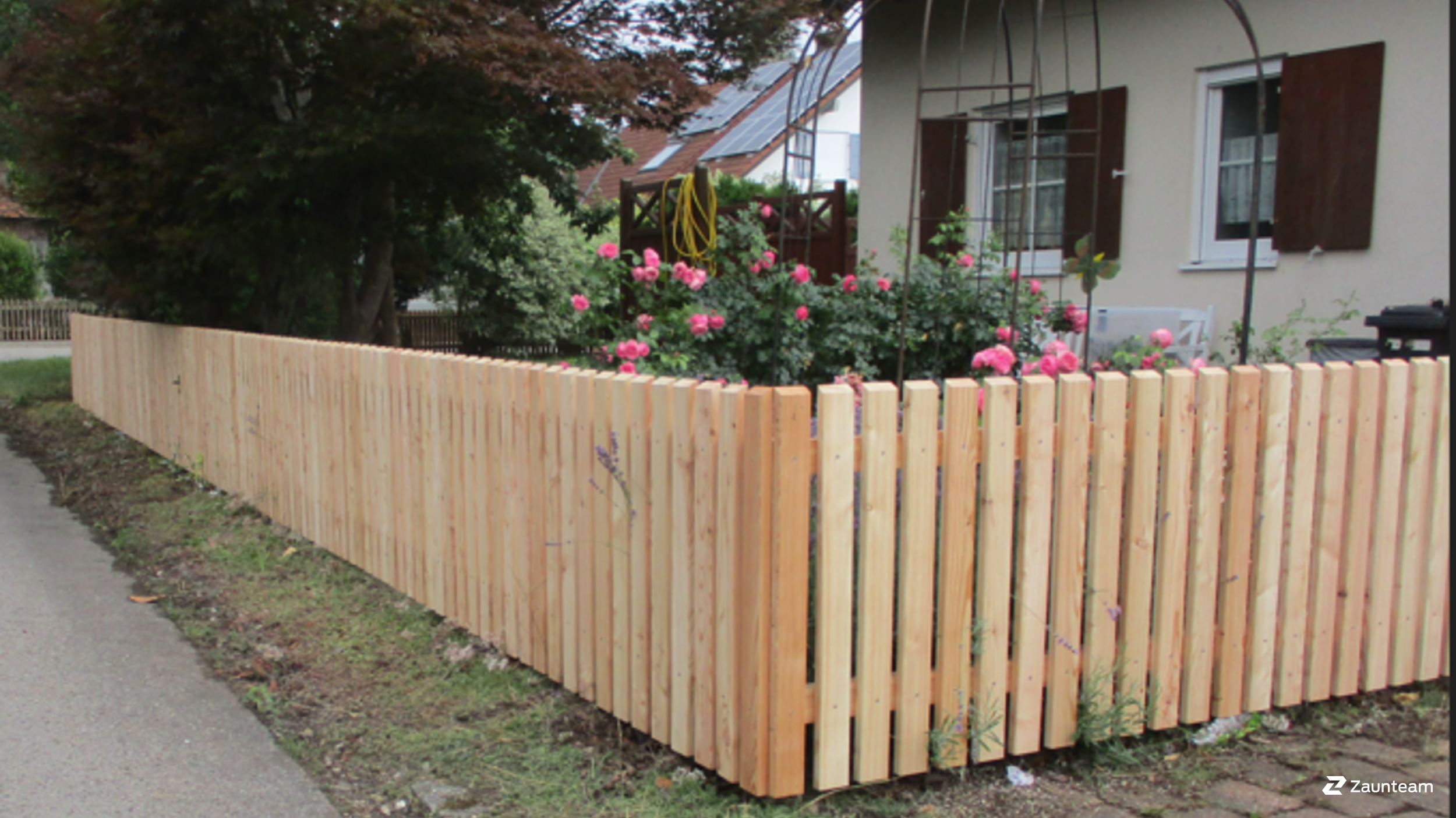 Lärchenzaun aus dem 2025 in 86862 Großkitzighofen Deutschland von Zaunteam Ammersee.