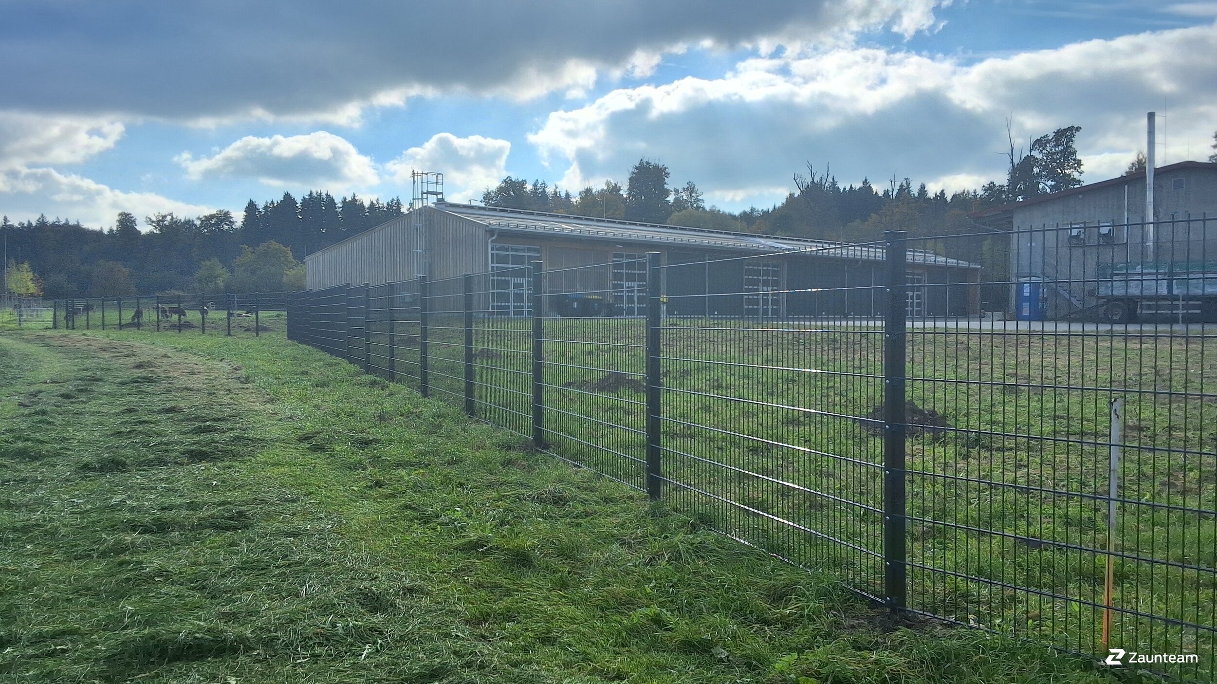 Clôture en panneau double fil de 2025 à 86919 Achselschwang Allemagne de Zaunteam Ammersee.