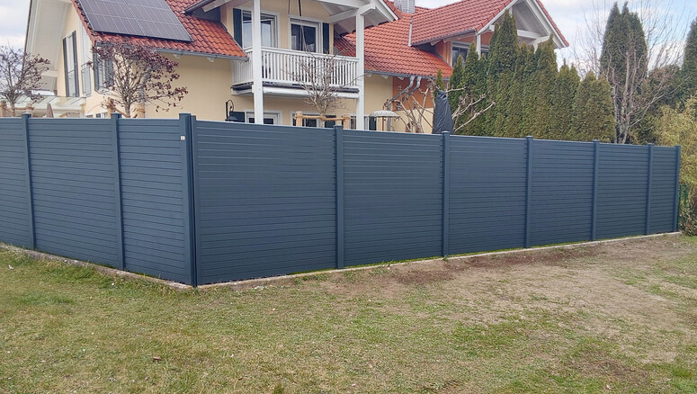 Aluminium Sichtschutz aus dem 2026 in 86911 Diessen Deutschland von Zaunteam Ammersee.