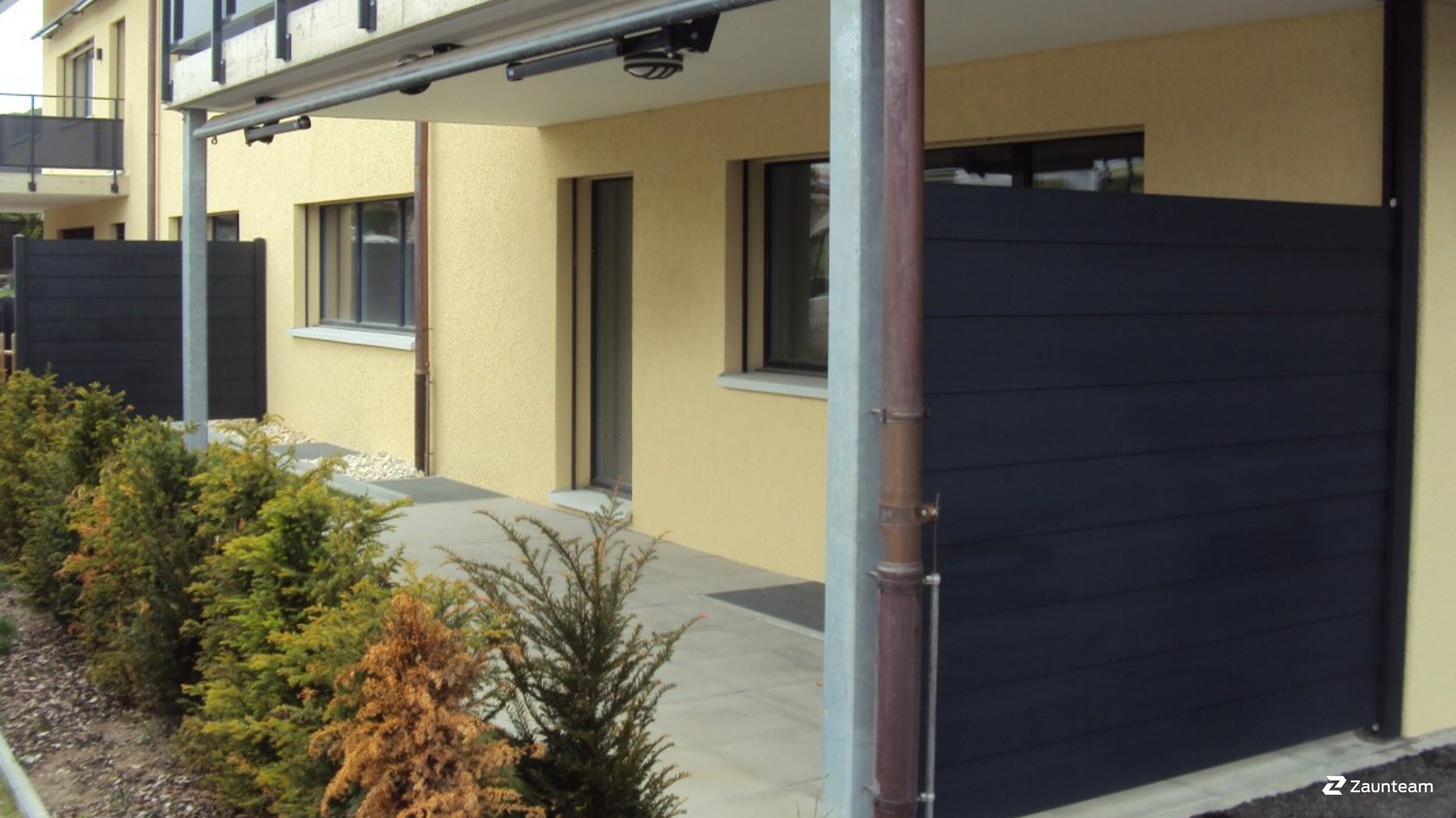 Aluminium Sichtschutz aus dem 2017 in 4538 Oberbipp Schweiz von Zaunteam Mittelland GmbH.