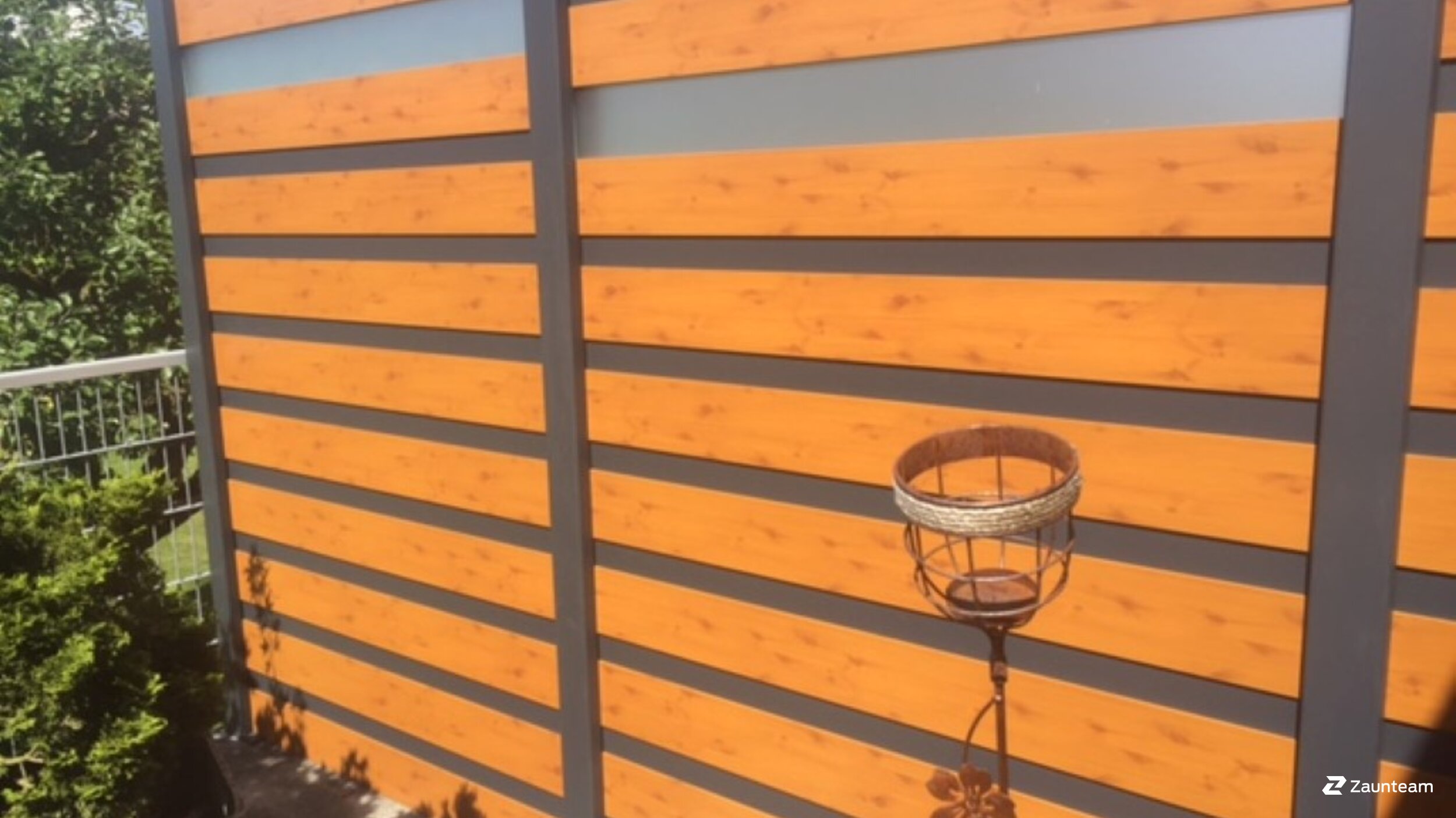 Aluminium Sichtschutz aus dem 2017 in 4922 Bützberg Schweiz von Zaunteam Mittelland GmbH.