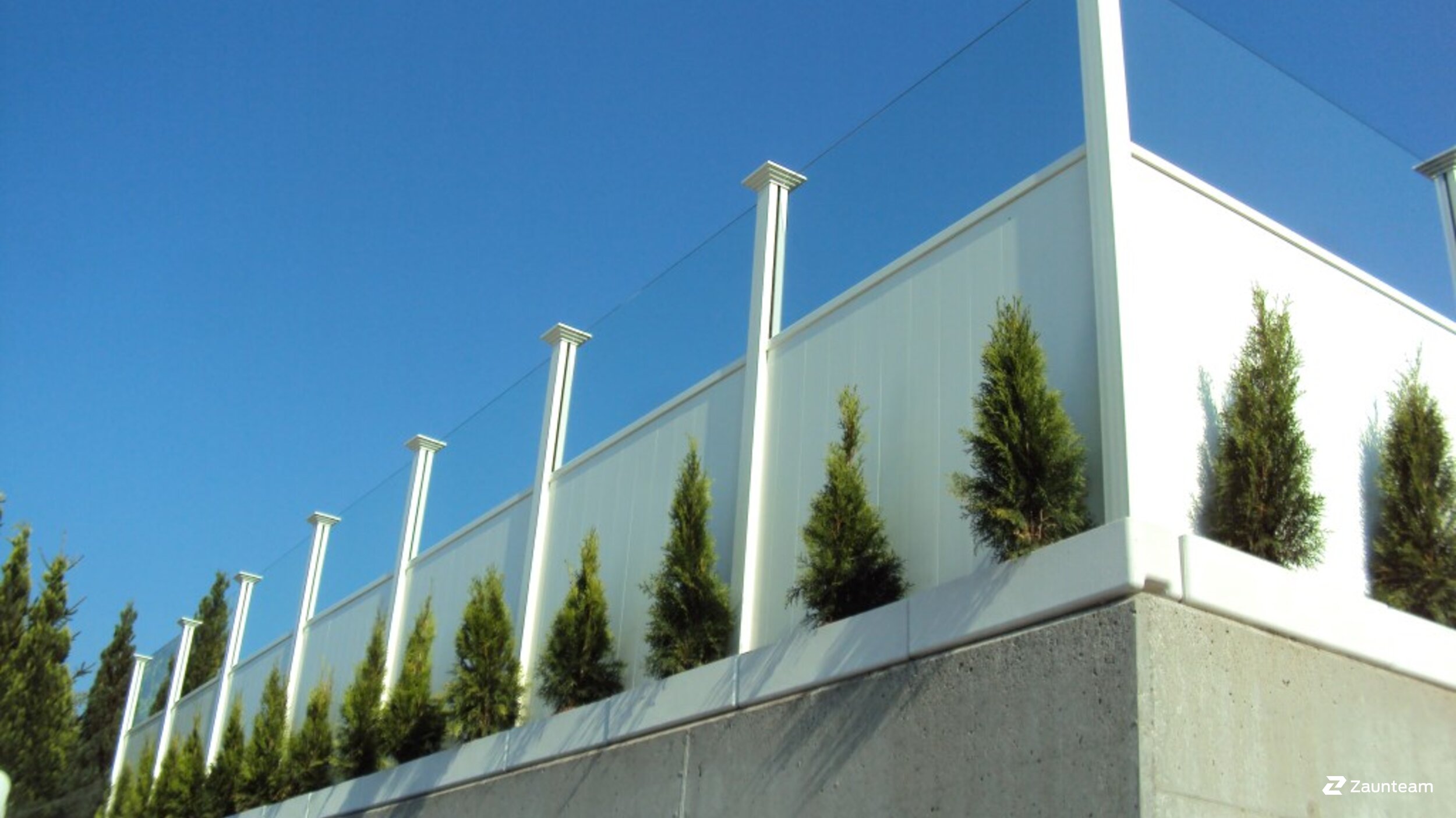 Aluminium Sichtschutz aus dem 2018 in 4512 Bellach Schweiz von Zaunteam Mittelland GmbH.