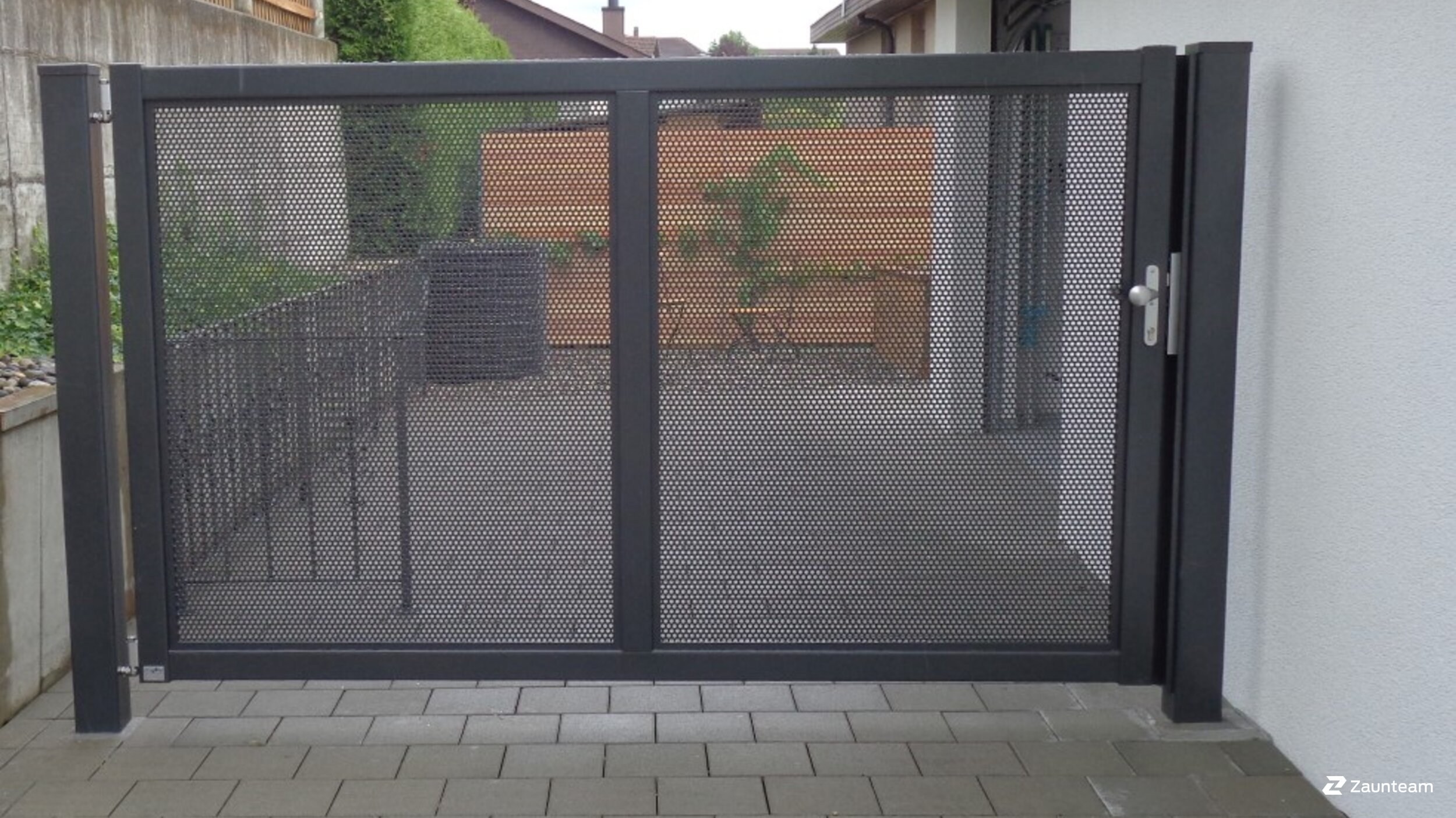 Aluminium Sichtschutz aus dem 2017 in 4933 Rütschelen Schweiz von Zaunteam Mittelland GmbH.