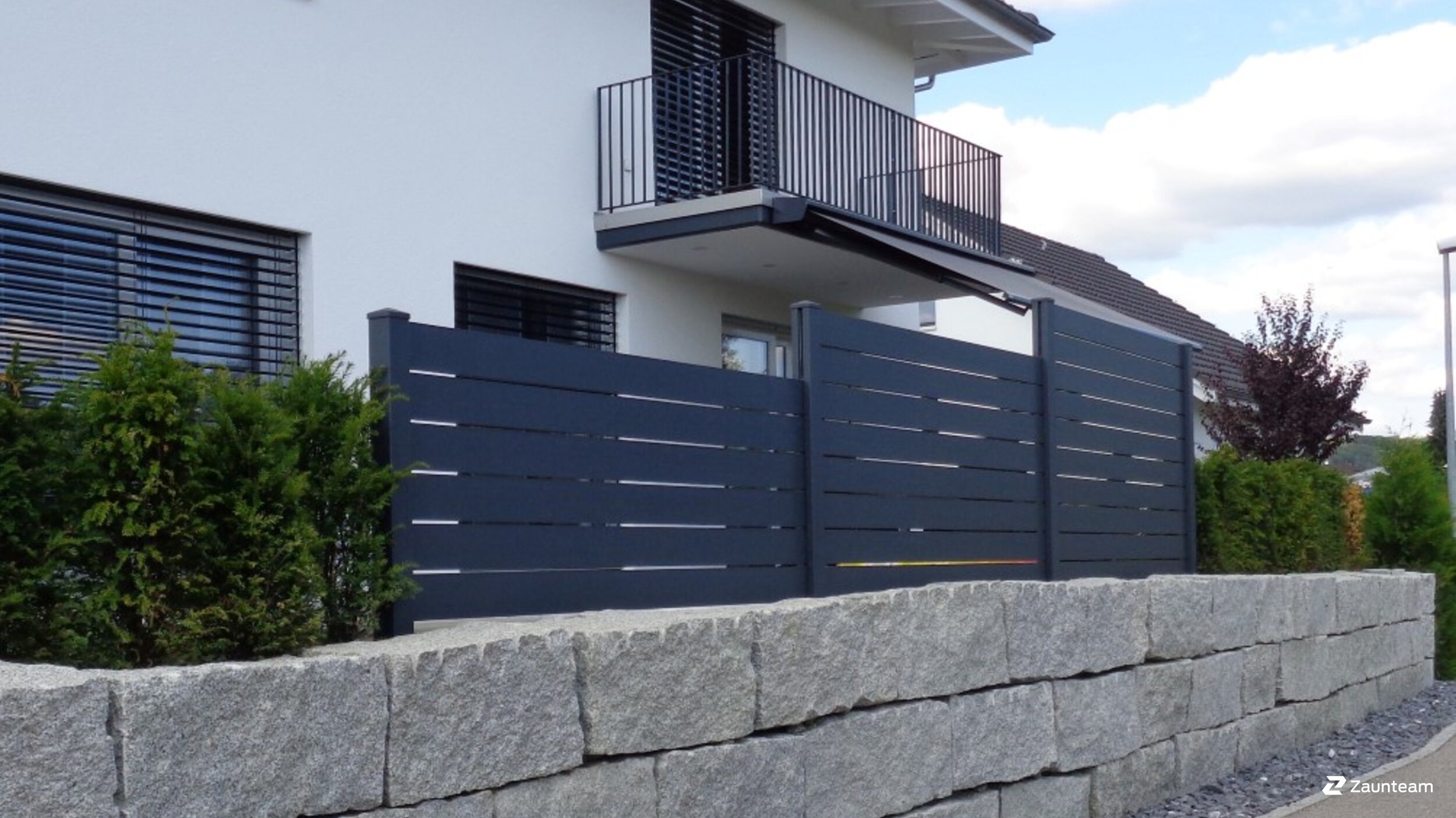 Aluminium Sichtschutz aus dem 2018 in 4537 Wiedlisbach Schweiz von Zaunteam Mittelland GmbH.