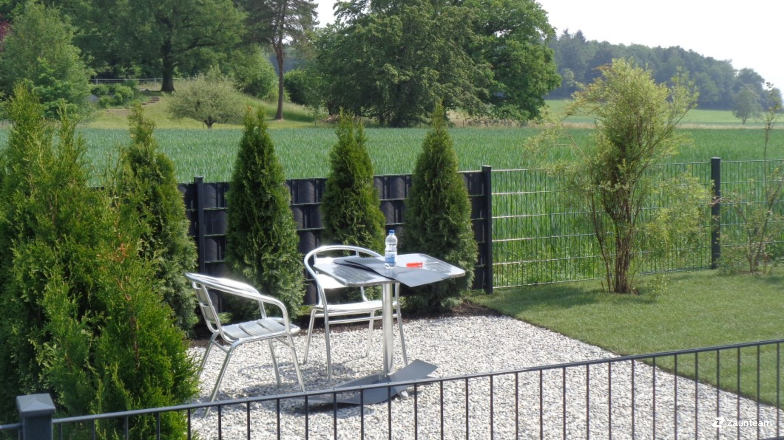 Doppelstabmattenzaun aus dem 2018 in 4532 Feldbrunnen Schweiz von Zaunteam Mittelland GmbH.
