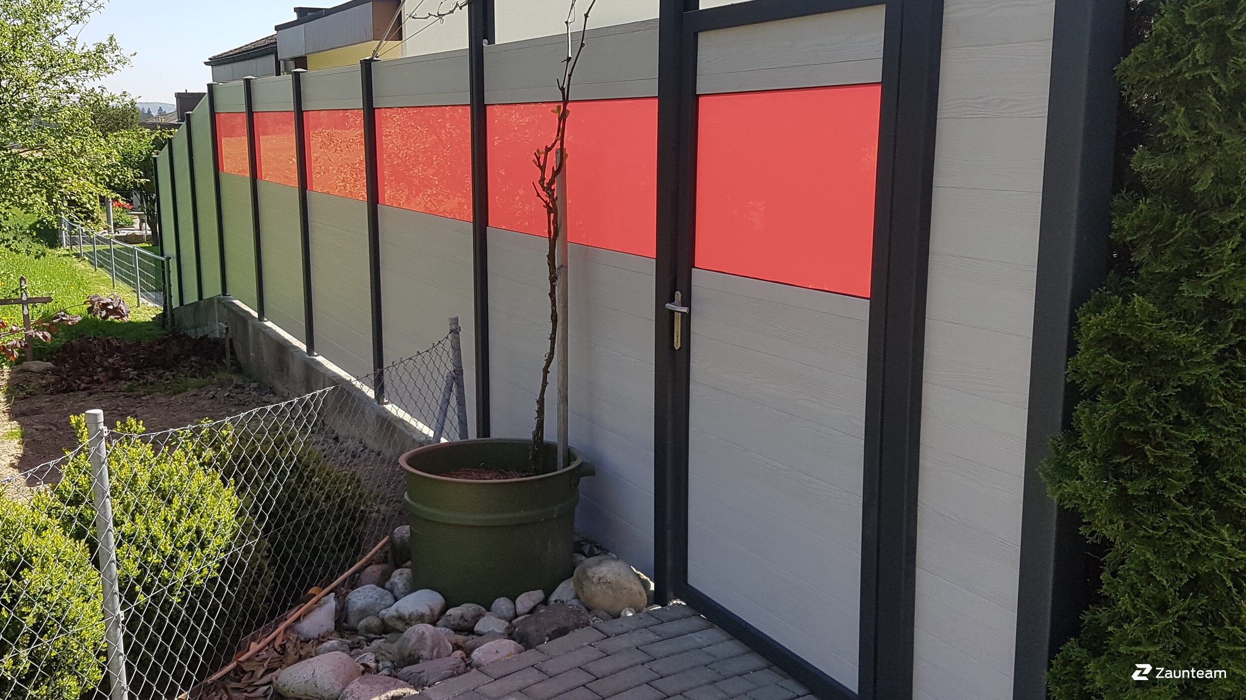 Aluminium Sichtschutz aus dem 2018 in 4922 Bützberg Schweiz von Zaunteam Mittelland GmbH.