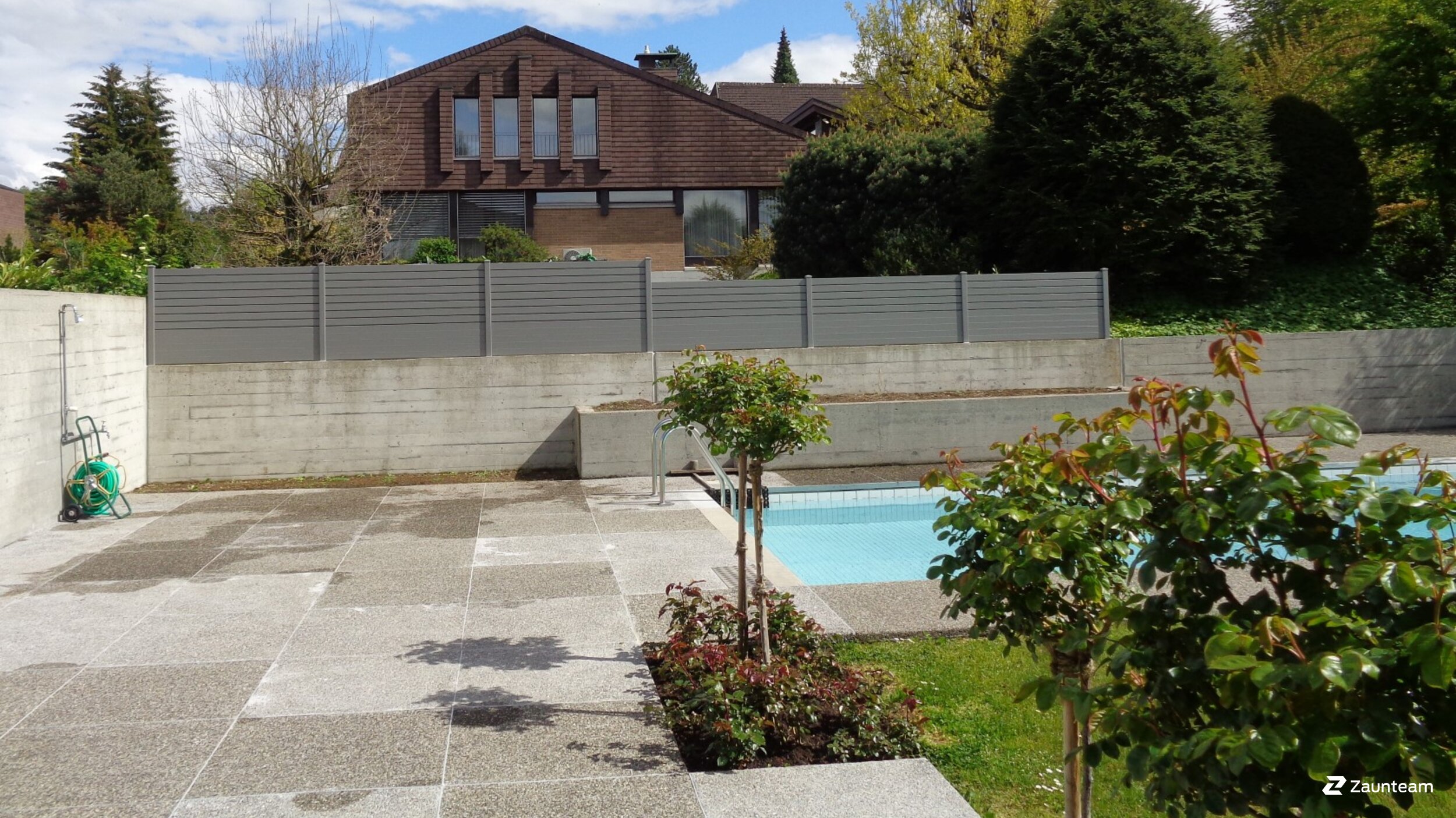 Aluminium Sichtschutz aus dem 2019 in 3400 Burgdorf Schweiz von Zaunteam Mittelland GmbH.