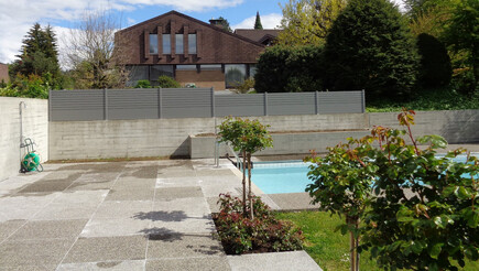 Aluminium Sichtschutz aus dem 2019 in 3400 Burgdorf Schweiz von Zaunteam Mittelland GmbH.