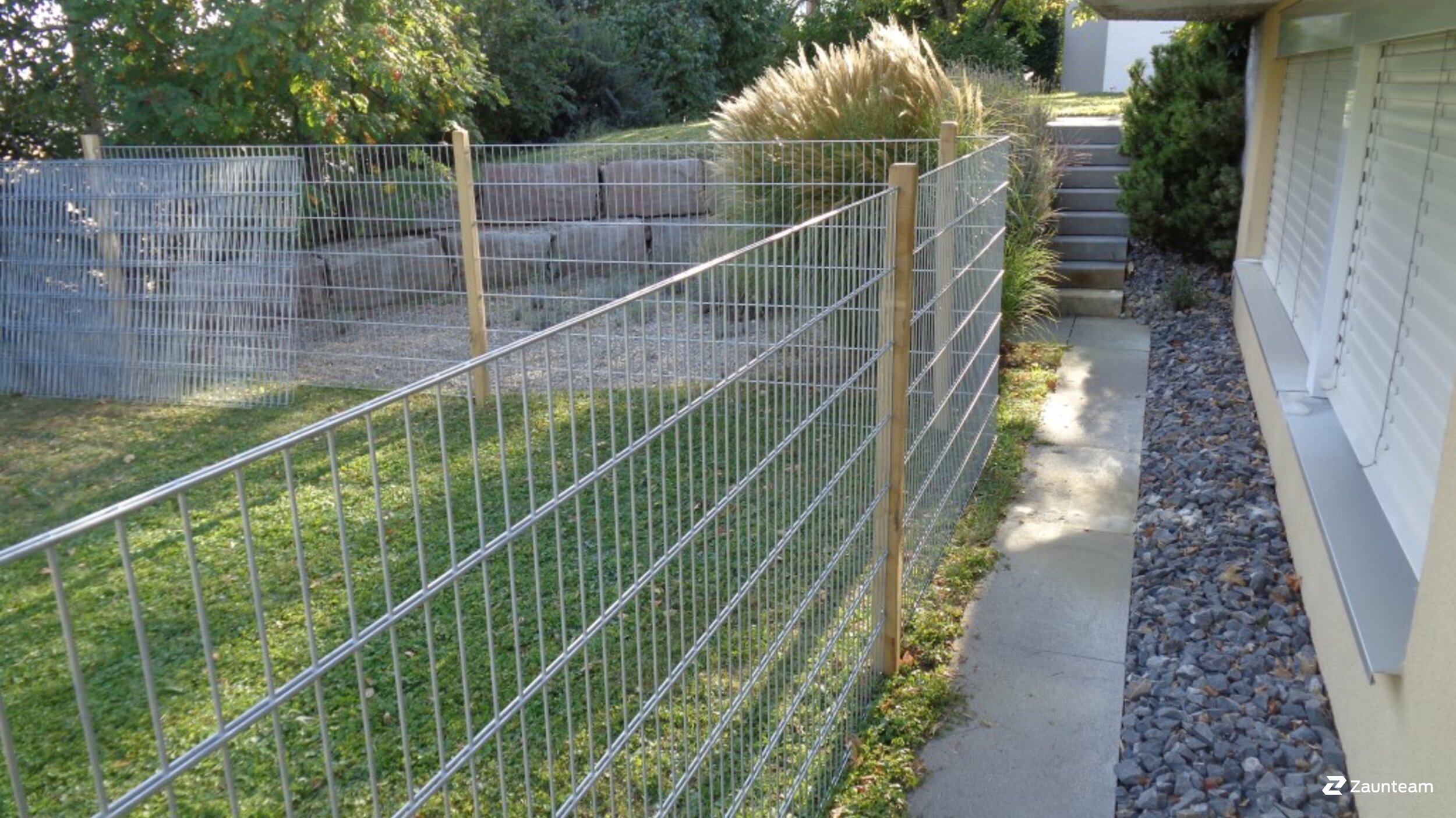 Doppelstabmattenzaun aus dem 2018 in 4704 Niederbipp Schweiz von Zaunteam Mittelland GmbH.
