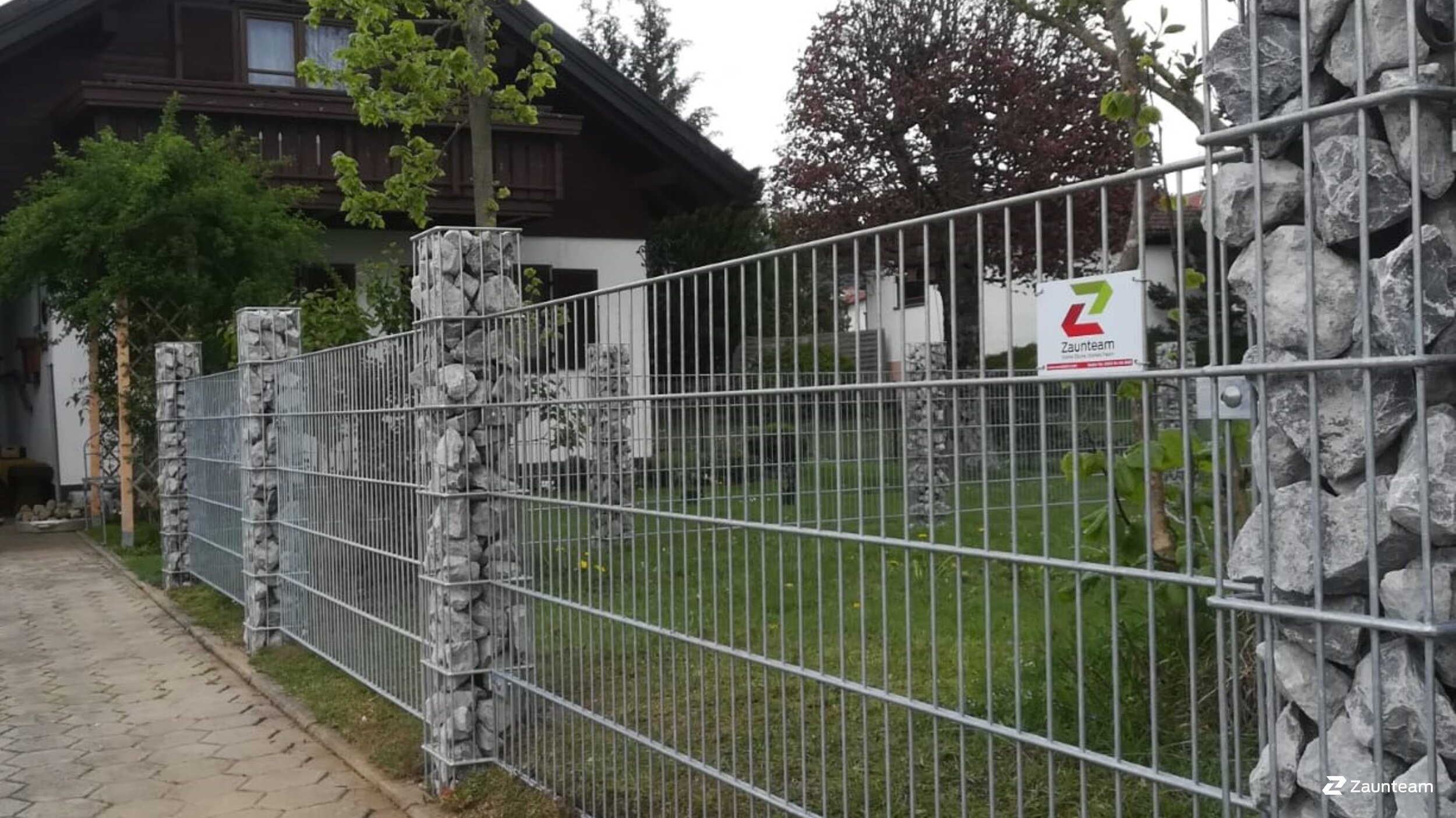 Gabionen Steinkörbe aus dem 2019 in 88171 Weiler-Simmerberg Deutschland von Zaunteam Allgäu.