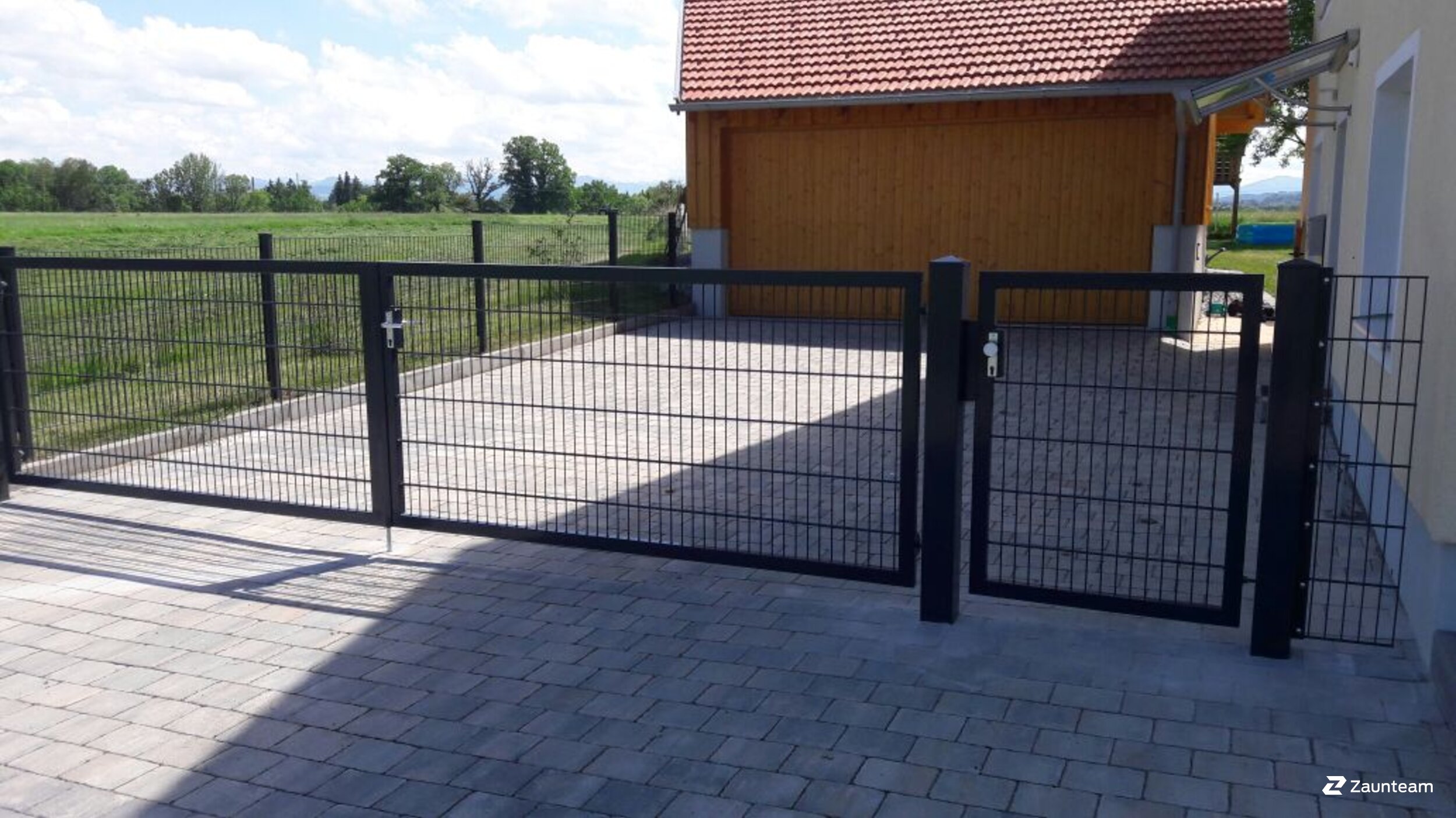 Doppelstabmattenzaun aus dem 2017 in 87493 Lauben Deutschland von Zaunteam Allgäu.