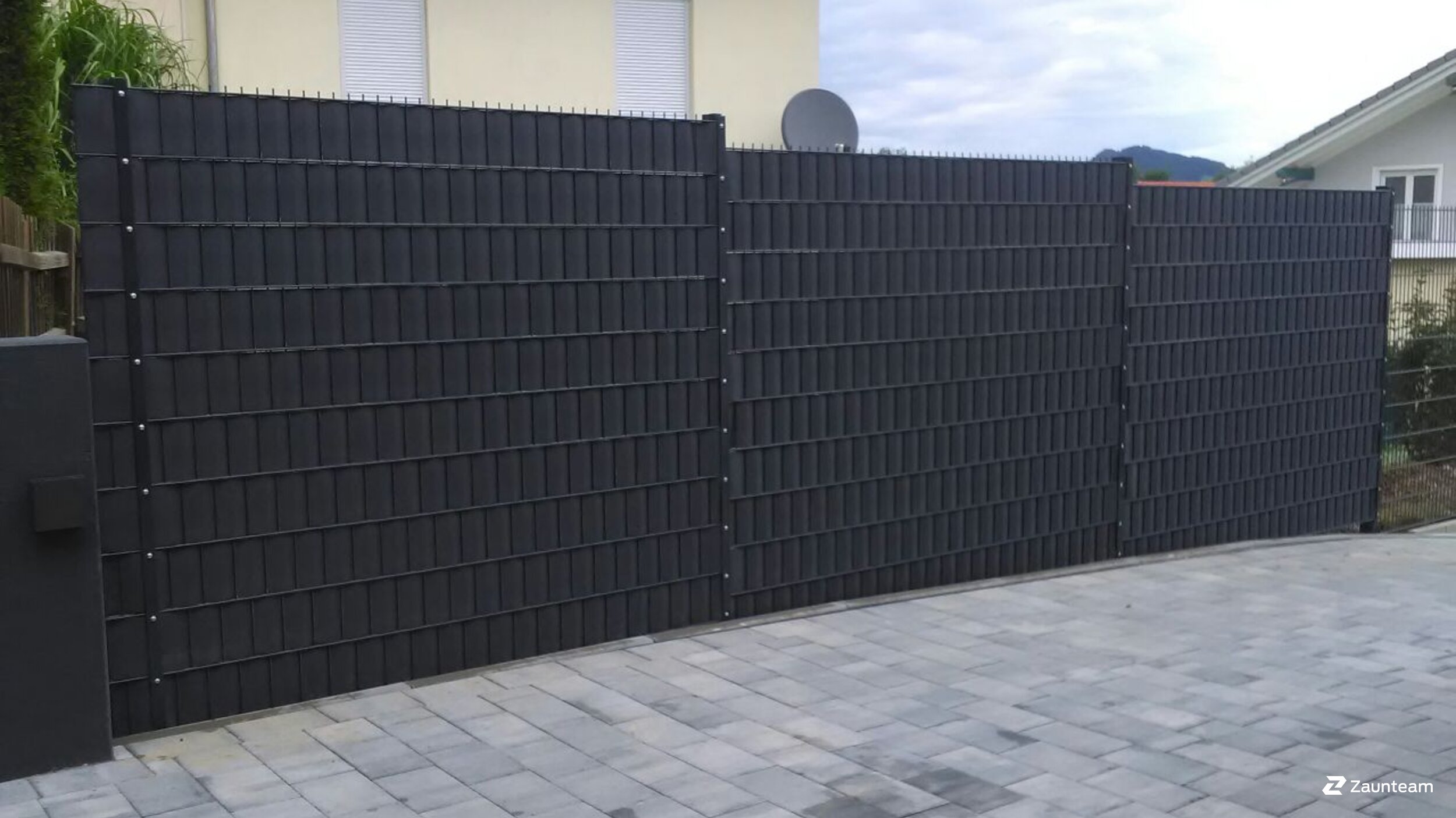 Flecht Sichtschutz aus dem 2017 in 87544 Blaichach Deutschland von Zaunteam Allgäu.