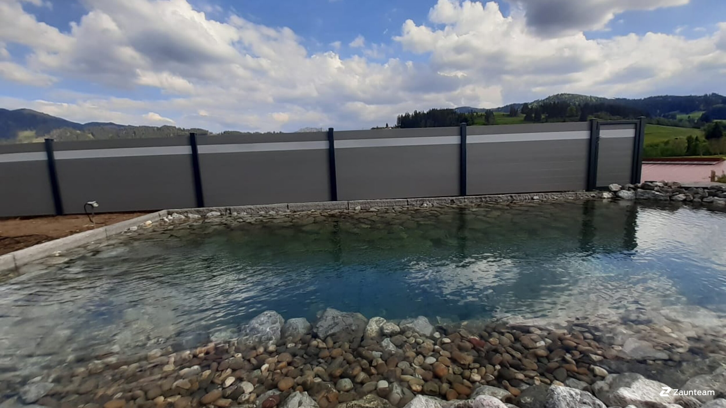 Aluminium Sichtschutz aus dem 2021 in 87497 Wertach Deutschland von Zaunteam Allgäu.