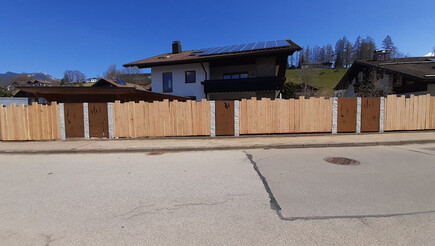 Holz Sichtschutz aus dem 2021 in 87527 Sonthofen Deutschland von Zaunteam Allgäu.