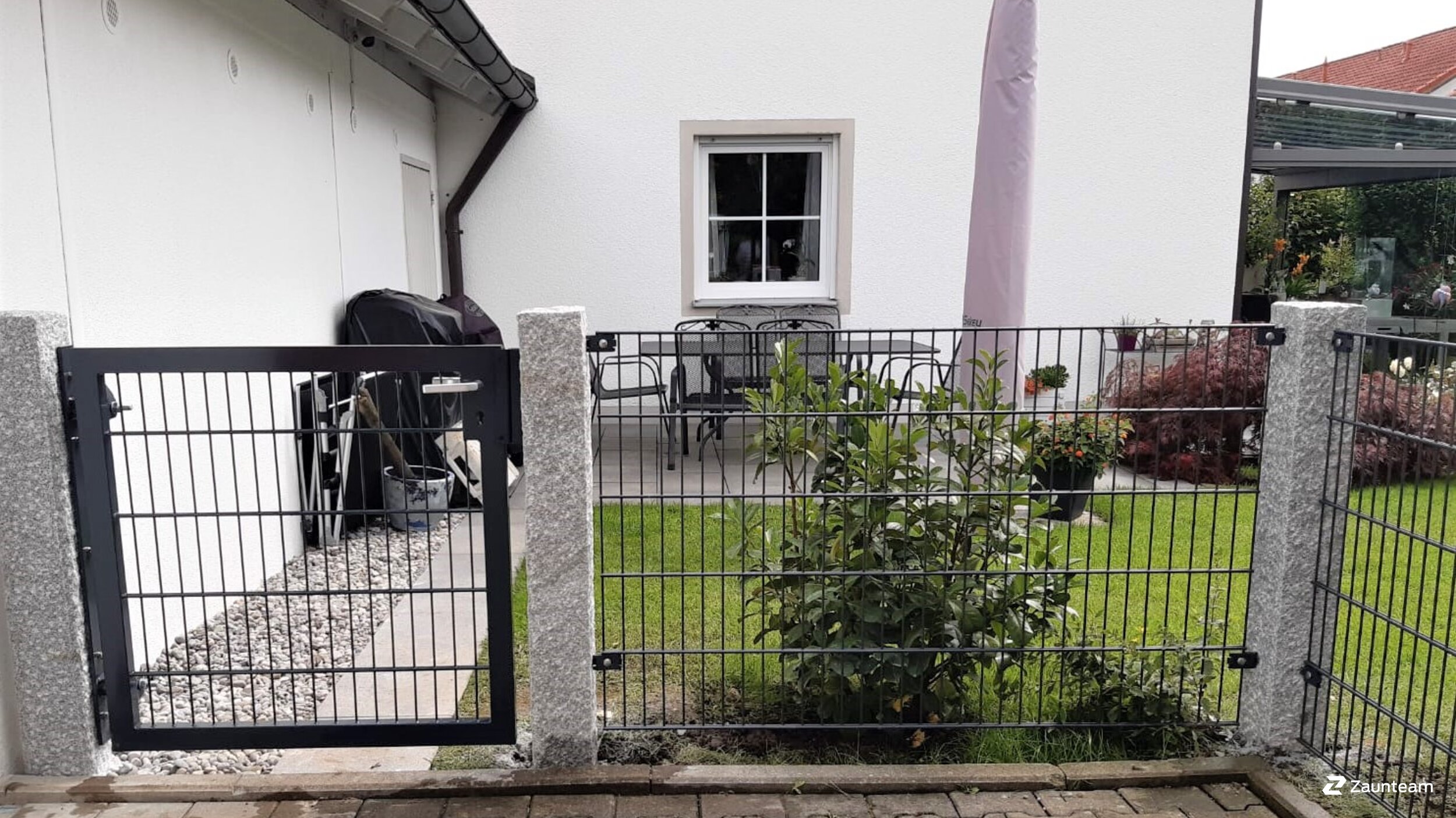 Doppelstabmattenzaun aus dem 2021 in 88161 Lindenberg Deutschland von Zaunteam Allgäu.