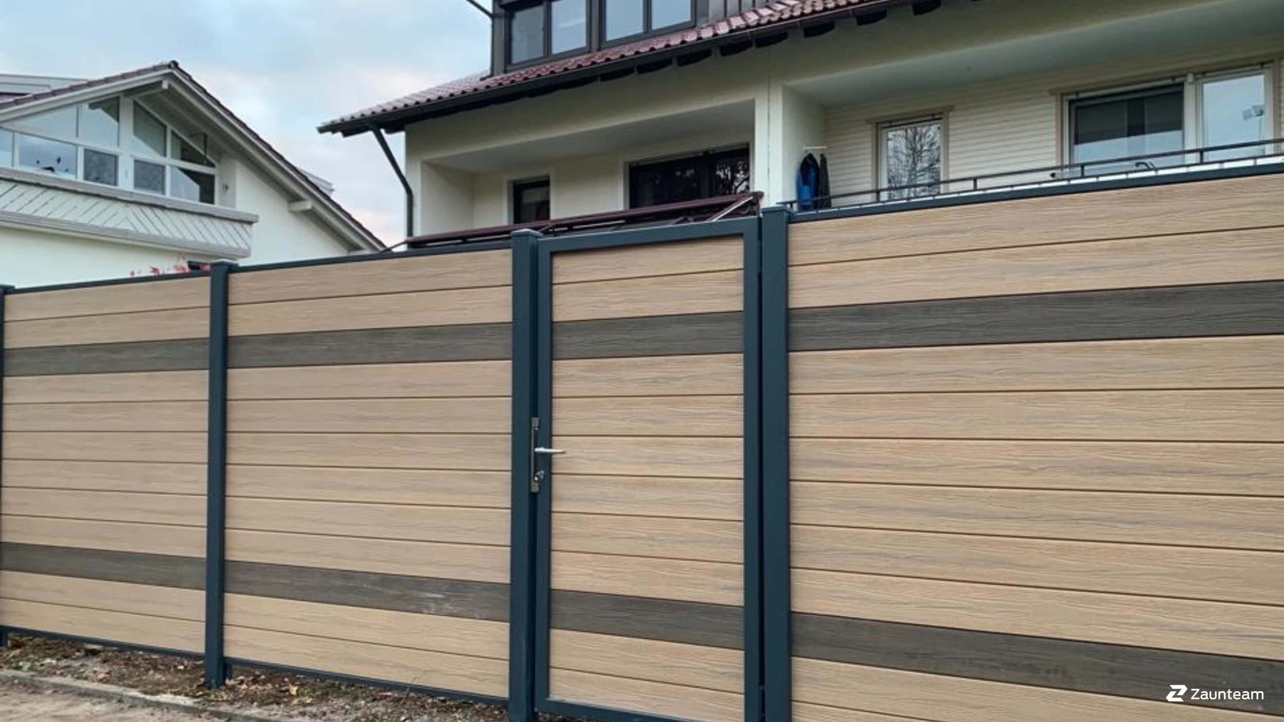 Kunststoff Sichtschutz aus dem 2021 in 87477 Sulzberg Deutschland von Zaunteam Allgäu.