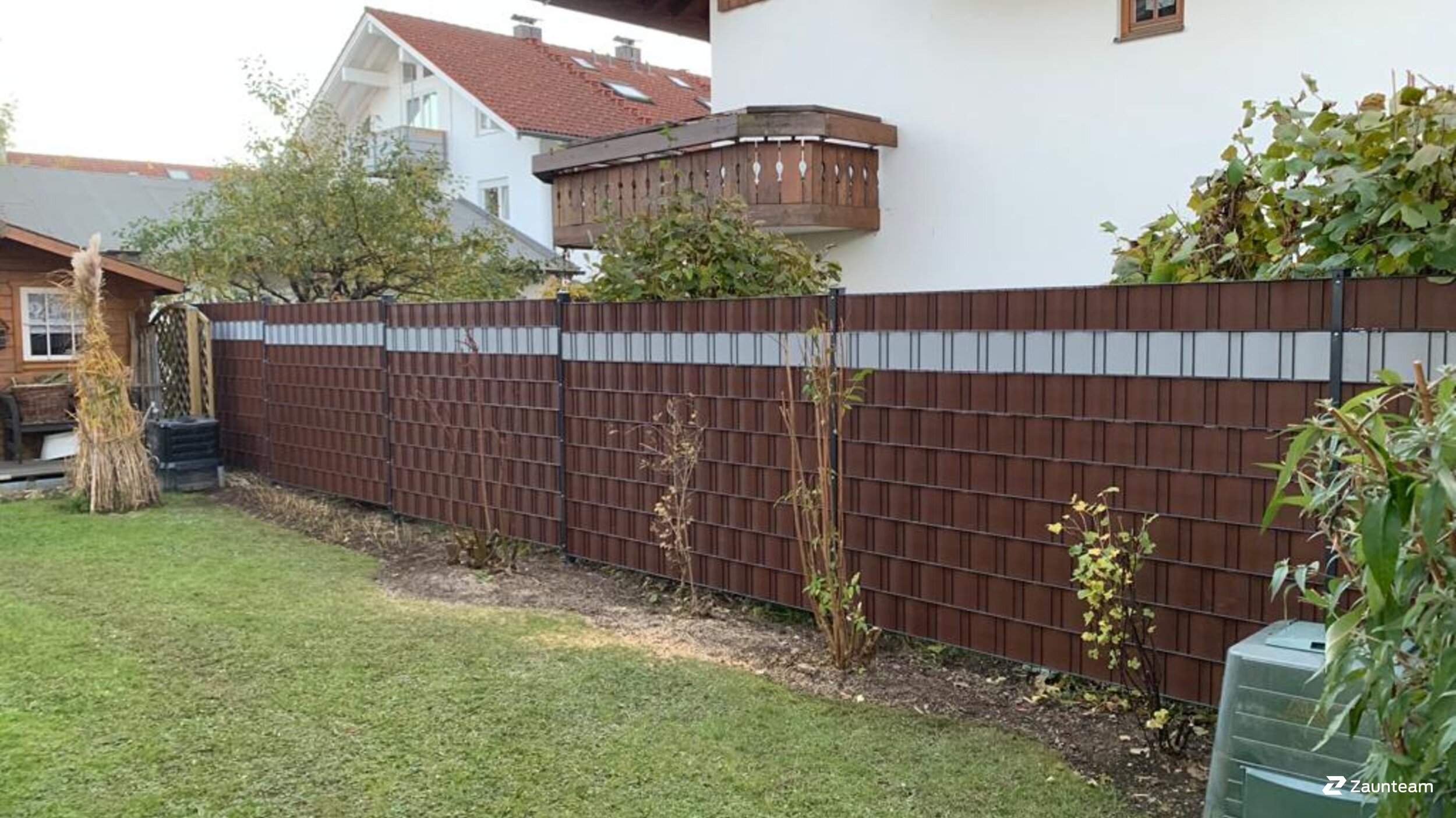 Protection brise-vue en tressage de 2021 à 87527 Sonthofen Allemagne de Zaunteam Allgäu.