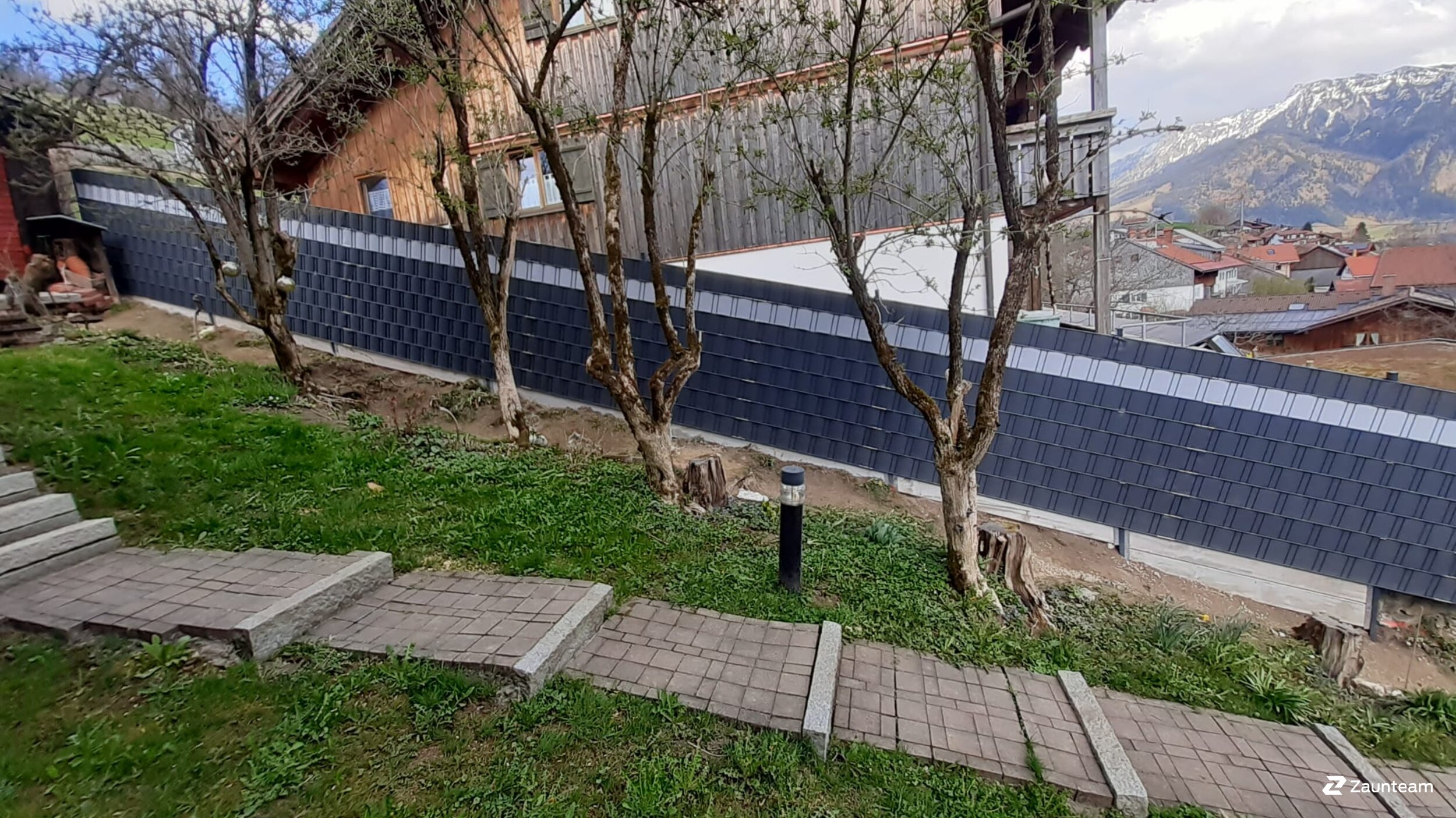 Flecht Sichtschutz aus dem 2022 in 87541 Bad Hindelang Deutschland von Zaunteam Allgäu.