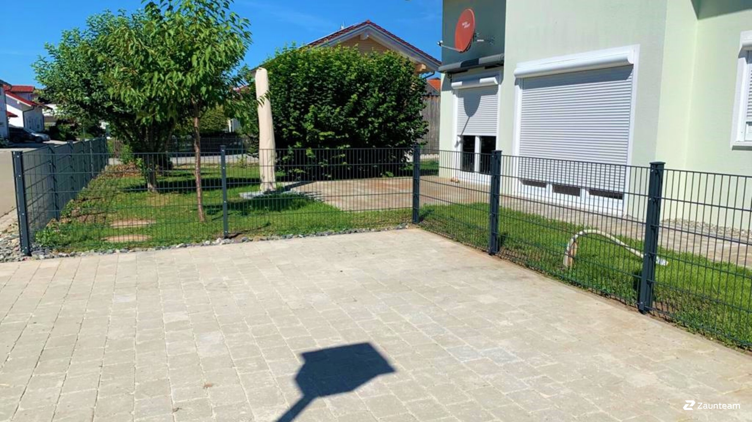 Doppelstabmattenzaun aus dem 2022 in 87471 Durach Deutschland von Zaunteam Allgäu.