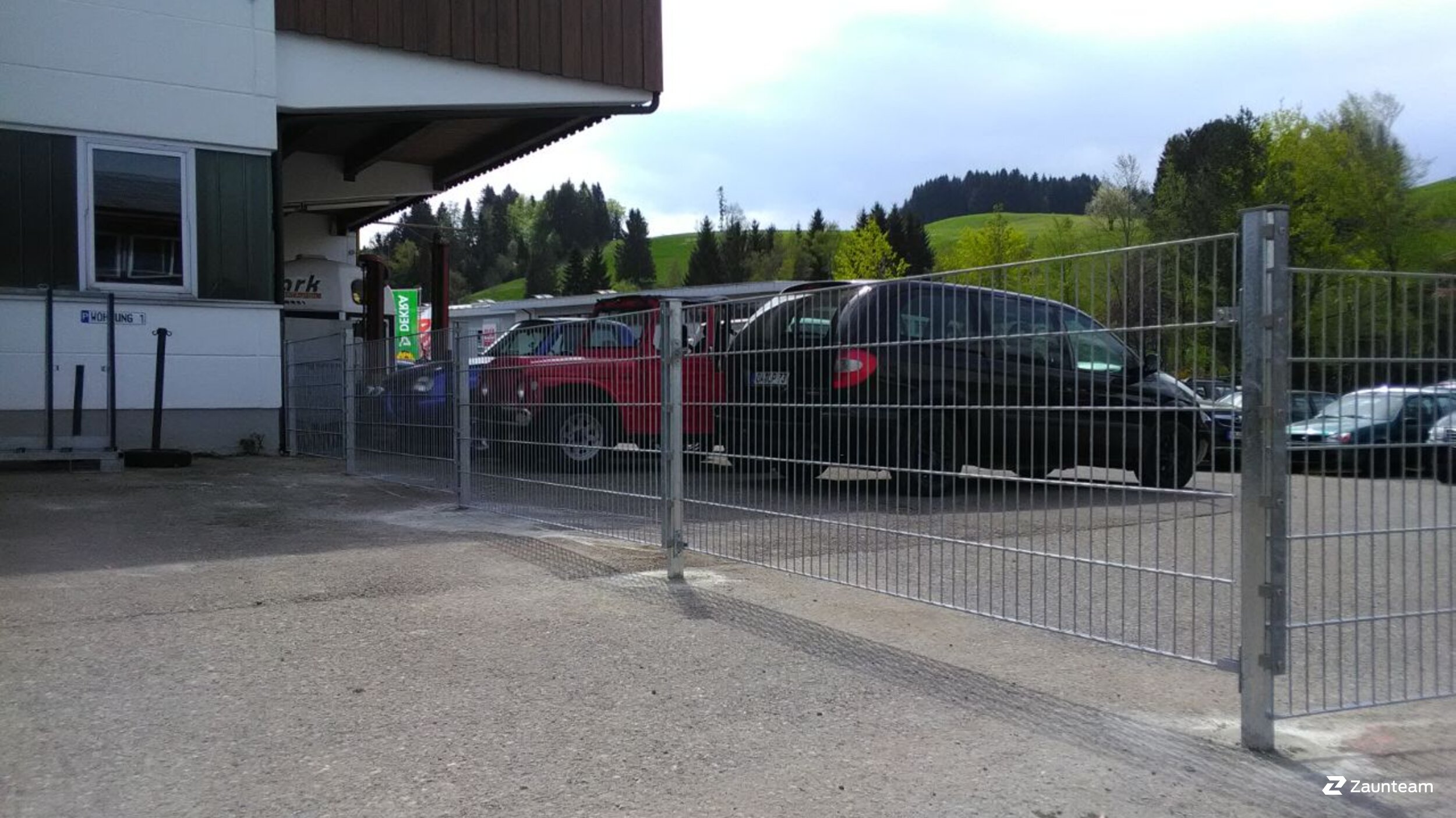 Doppelstabmattenzaun aus dem 2018 in 87534 Oberstaufen Deutschland von Zaunteam Allgäu.